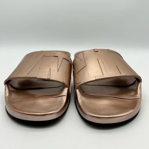New jimmy Choo Rey slides rose gold size 37 display pair - Picture 12 of 13